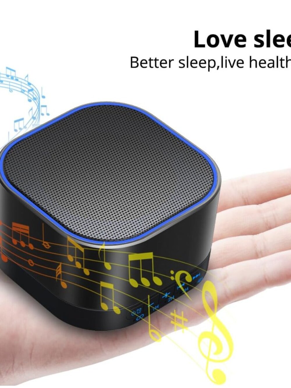 Sound White Noise Machine with 20 Non Looping Natural Soothing Sounds and Memory - Picture 8 of 9